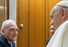 US-Regisseur Martin Scorsese war zu einer Privataudienz bei Papst Franziskus im Vatikan zu Gast.