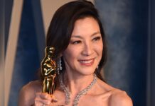Michelle Yeoh gewann bei der Oscar-Verleihung 2023 in der Kategorie Beste Hauptdarstellerin für ihre Rolle im Film "Everything Everywhere All at Once".