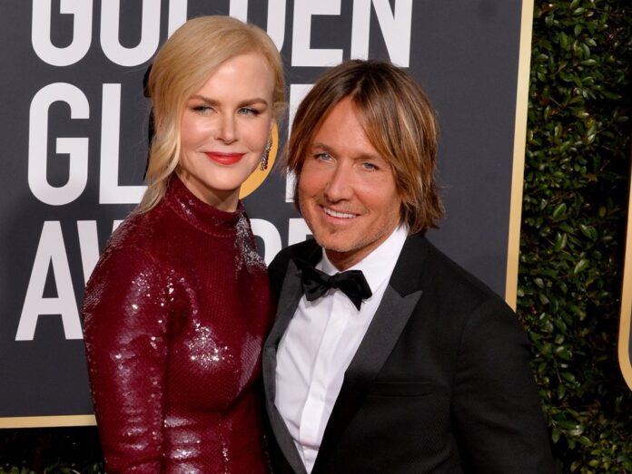 Nicole Kidman überragt ihren Mann Keith Urban.