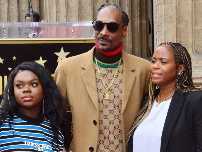 Snoop Dogg mit seiner Ehefrau Shante und seiner Tochter Cori im Jahr 2018.