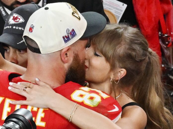 Football-Star Travis Kelce und Sängerin Taylor Swift standen beim Super Bowl besonders im Fokus der Öffentlichkeit.
