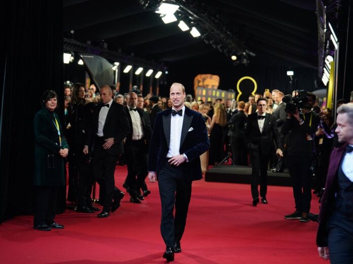 Prinz William bei den BAFTAs in London.