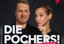 Oliver Pocher und Alessandra Meyer-Wölden werden auch in den kommenden zwei Jahren gemeinsam in ihrem Podcast "Die Pochers! Frisch recycelt" zu hören sein.