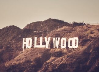 Der berühmte Schriftzug in den Hollywood Hills.