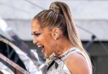 Jennifer Lopez bei einem Auftritt.
