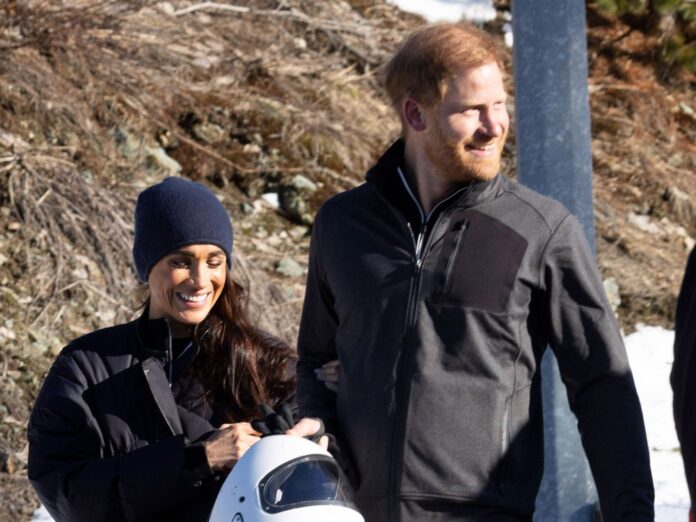 Prinz Harry und Herzogin Meghan haben Schnee-Spass in Kanada.