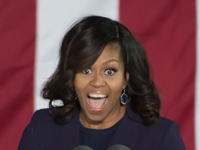 Michelle Obama hat Grund zur Freude.