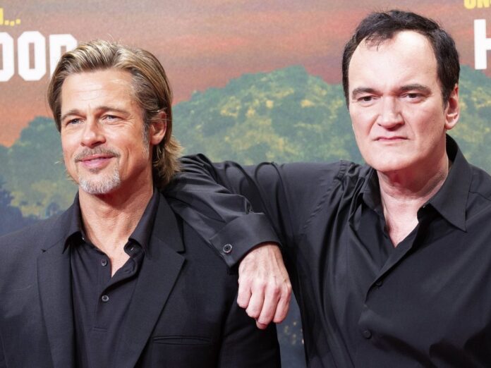 Brad Pitt und Quentin Tarantino bei der Premiere von 