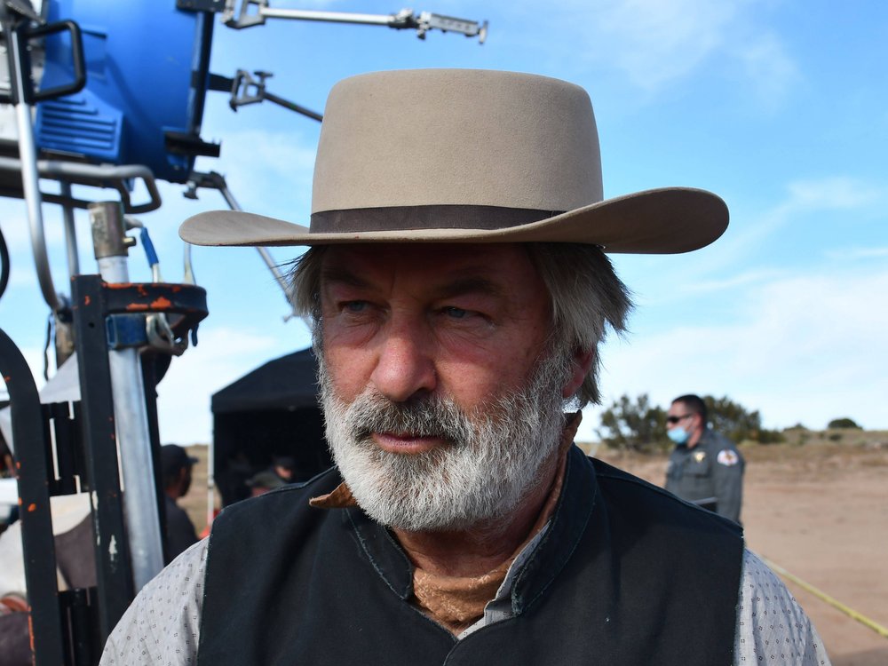 Alec Baldwin am Set des Westernfilms "Rust".
