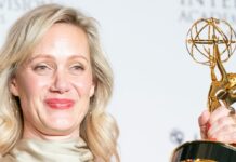 Besonderer Moment in ihrer Karriere: 2018 konnte Anna Schudt einen International Emmy Award in New York entgegennehmen.