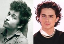 Die Ähnlichkeit zwischen Bob Dylan (l.) und Timothée Chalamet ist nicht von der Hand zu weisen.