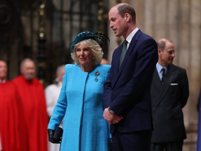 Königin Camilla und Prinz William genossen ihren gemeinsamen Auftritt beim Commonwealth Day sichtlich.