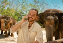 Riccardo Simonetti spielt im Oster-"Traumschiff" den Mitarbeiter einer Elefanten-Auffangstation.