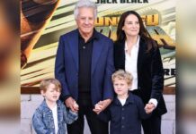 Familiensache bei der Premierenfeier: Dustin Hoffman brachte seine Frau Lisa und seine beiden Enkelsöhne mit.