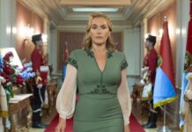 Kate Winslet spielt in der neuen HBO-Serie "The Regime" das autoritäre Staatsoberhaupt eines fiktiven europäischen Landes.