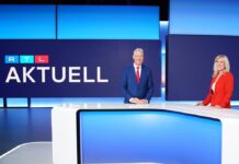 Peter Kloeppel und Ulrike von der Groeben haben über 4.500 Mal "RTL Aktuell" gemeinsam präsentiert.