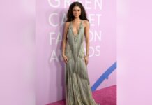 Zendaya auf den diesjährigen Green Carpet Fashion Awards in Los Angeles.