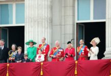 Die Royals auf dem Balkon des Buckingham Palastes.