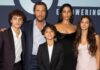 Matthew McConaughey und Camila Alves mit ihren gemeinsamen Kindern Levi (l.)