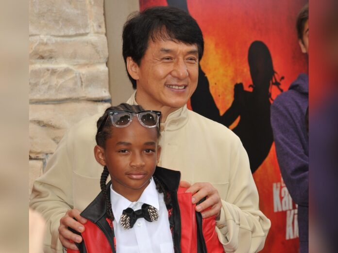 Jackie Chan und Jaden Smith bei der Premiere von 