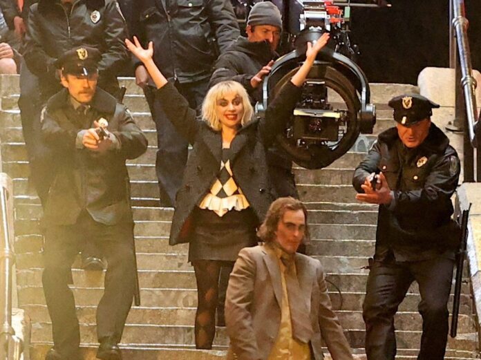 Lady Gaga und Joaquin Phoenix bei den Dreharbeiten zur Fortsetzung von 