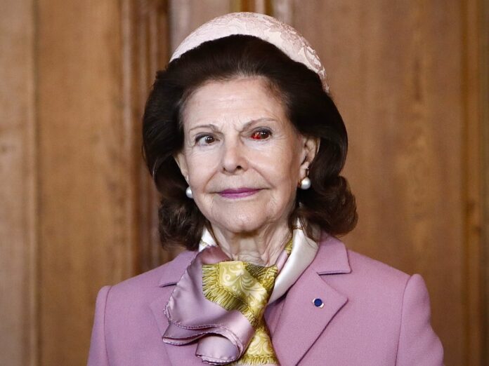 Königin Silvia hatte beim finnischen Staatsbesuch ein blutunterlaufenes Auge.