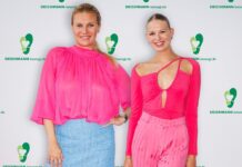 Harmonisches Doppel: Magdalena Brzeska und Tochter Noemi unterstützen die Initiative "Deichmann bewegt".