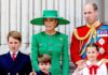 Prinz William und Prinzessin Kate mit ihren Kindern Prinz George (l.)
