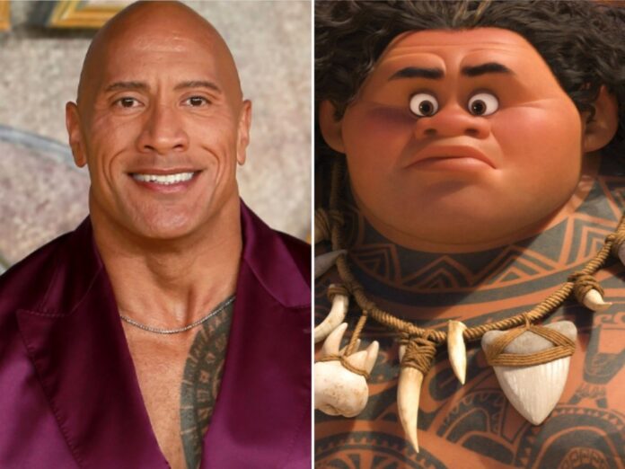 Dwayne Johnson wird etwas später als bisher angenommen als reale Version seiner Animations-Figur Maui im Kino zu bewundern sein.