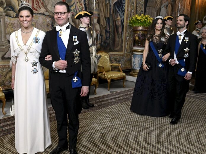 Kronprinzessin Victoria von Schweden mit Prinz Daniel