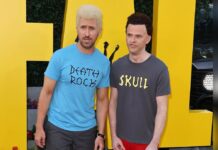 Ryan Gosling und Mikey Day als Beavis und Butt-Head bei der Premiere von "The Fall Guy".